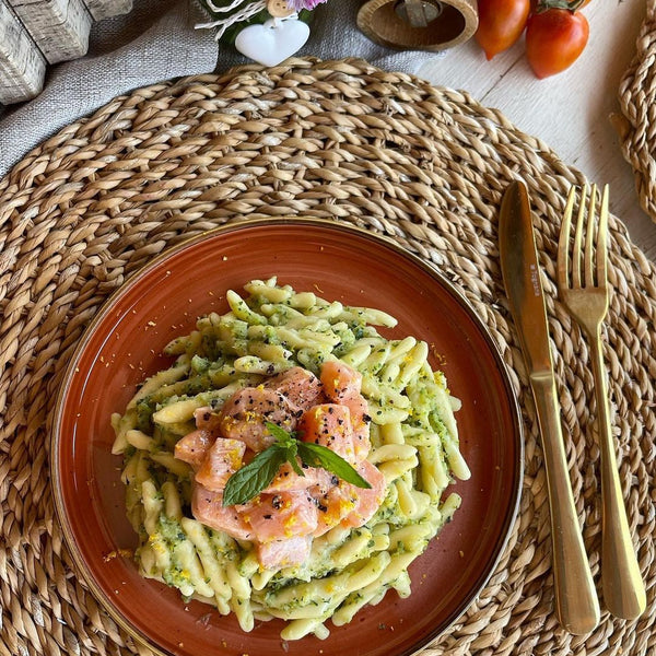 TROFIE CON CREMA DI ZUCCHINE