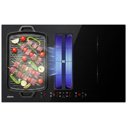 Ciarra ONE Piano ad Induzione con Cappa Integrata Ultra 830 mm con Sistema Plasma⁺ Integrato CBBEH834BBF-OW