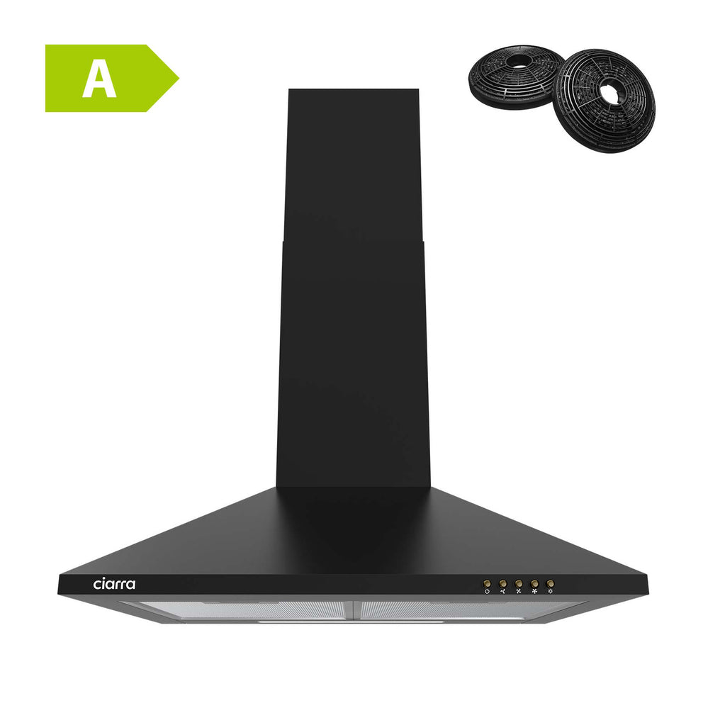 Ciarra Cappa a parete piramide 60cm CBCB6201-B