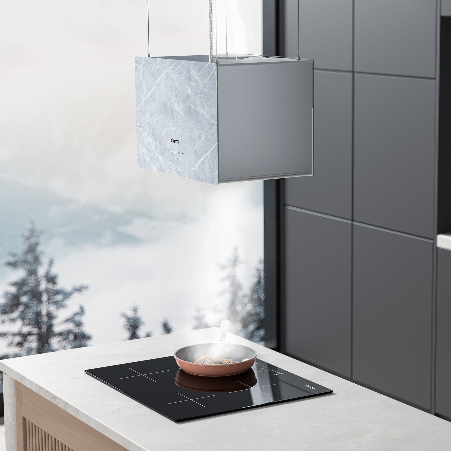ciarra cappa cucina a isola
