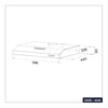 Ciarra Cappa Slim Da 60cm In Nero Sottopensile CBCB6903A-B