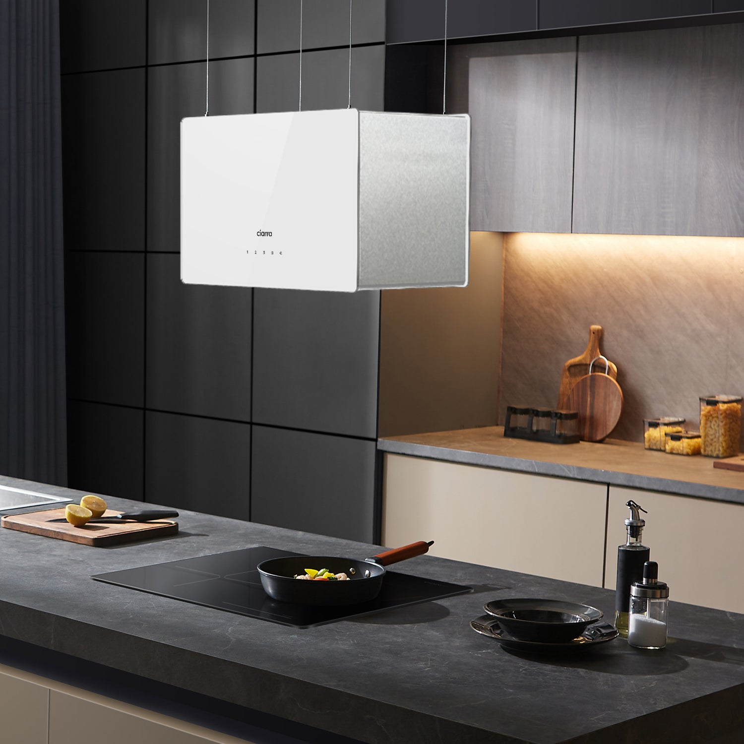 CIARRA Cappa A Isola Smart 48cm CBCS4850-OW
