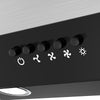 CIARRA Cappa Ad Angolo Da Parete 60cm CBCB6736D-OW