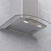 CIARRA Cappa In Vetro Curva Acciaio Inox 60cm CBCS6506C-OW