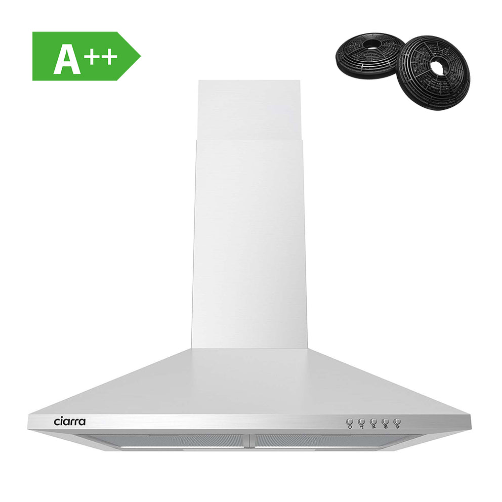 CIARRA Cappa a parete piramide 60cm CBCS6201-OW