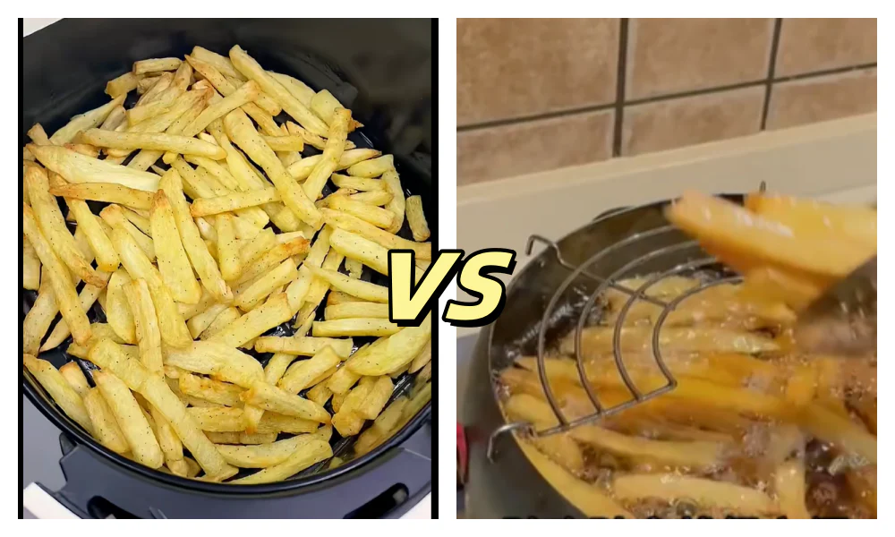Friggitrice ad aria vs. frittura, quale è più sana?