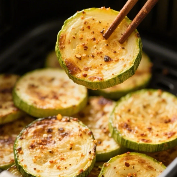 Zucchine in friggitrice ad aria