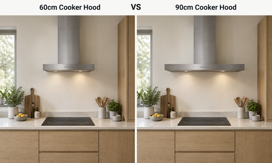 Cappa da 60 cm vs 90 cm: quale dimensione scegliere?