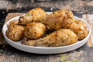 Cosce di pollo in friggitrice ad aria