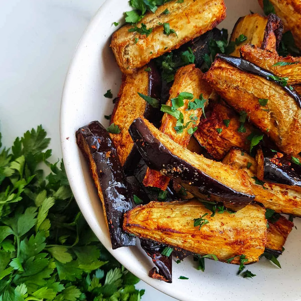 Melanzane in friggitrice ad aria