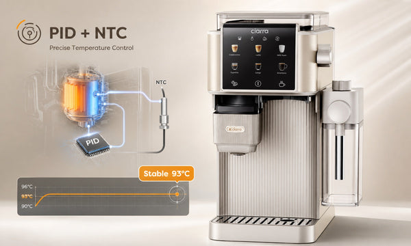 Macchina Caffè Macinato con PID- Perché la Stabilità della Temperatura è Importante per l'Espresso