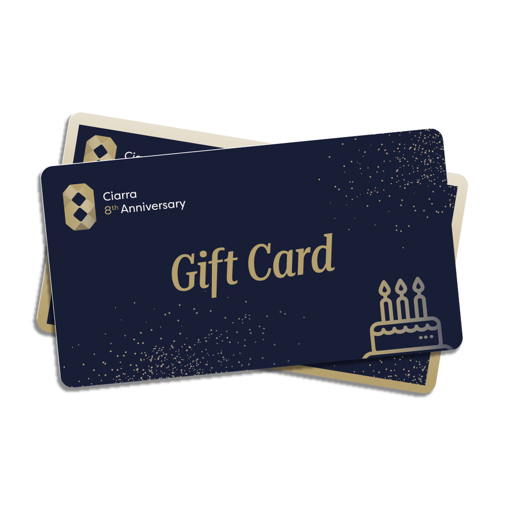 Ciarra Gift Card: accumula sconti per risparmiare di più