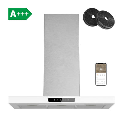 Ciarra Dynamic Intelligente Cappa Cucina Cappa A Parete Da 90cm Con Touch Control CBCW9102-OW
