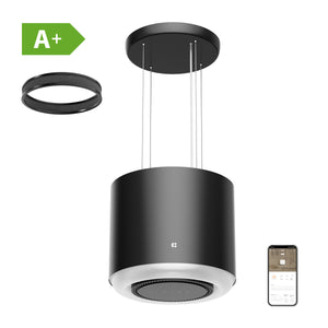 Ciarra Cappa a Isola Sospesa Smart 41Cm Controllo WIFI App A+ CBCB4838-OW