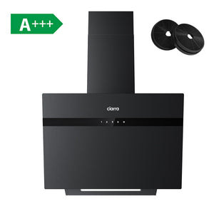 CIARRA 60cm cappa cucina Cappa Verticale in vetro glassato anti-fingerprint A+++ CBCG6736H-G