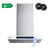 CIARRA cappa da parete 60 cm, vetro bianco e acciaio inox, controllo gestuale CBCW6102-W