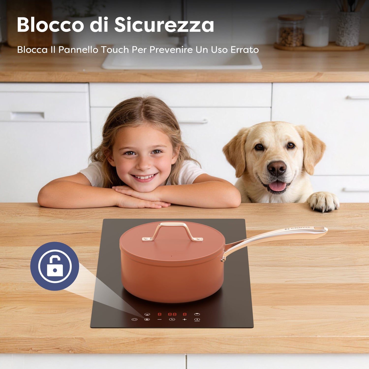 Ciarra x CDV Piano Cottura in Vetroceramica 