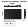 Dimensioni radiatore elettrico CIARRA nero 75 x 9,4 x 45 cm