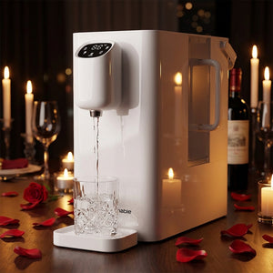 Ciarra x Susgreenable Depuratore Acqua Purificatore RO da Tavolo 4-in-1 – Acqua Calda Istantanea in 3s, Filtro Integrato, Senza Installazione, Efficienza 3:1 SGIWDR04-W