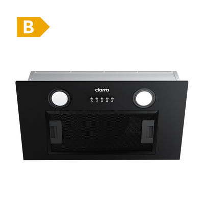 Ciarra Cappa Cucina Incasso 52cm Salvaspazio – Aspirante Integrata per Cucine Piccole, CBCB5913A-B